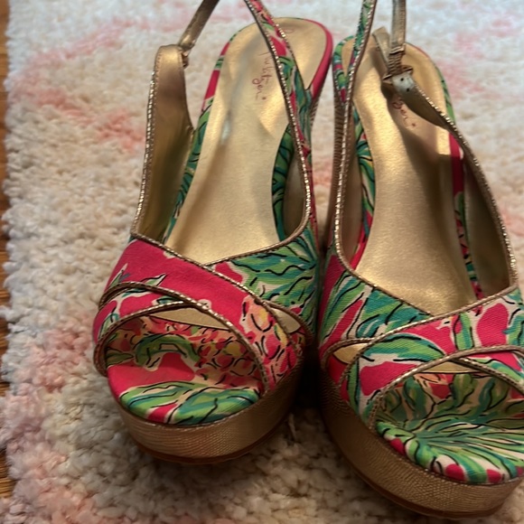 Lilly Pulitzer Heels - Picture 3 of 3